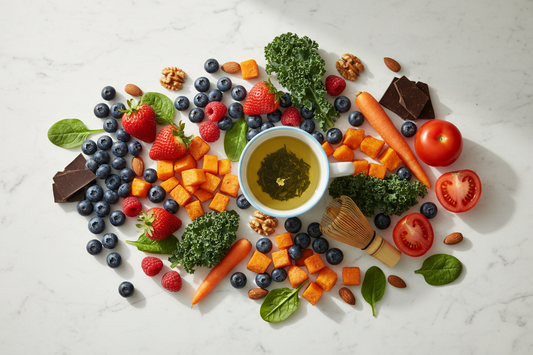 Aliments riches en antioxydants pour une peau saine