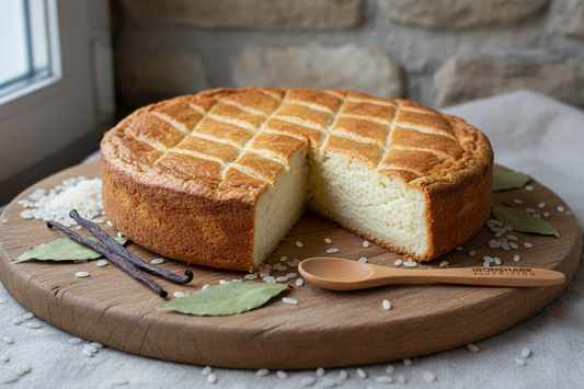 RECETTE - Gâteau basque version healthy avec la crème de riz Ironshark Nutrition