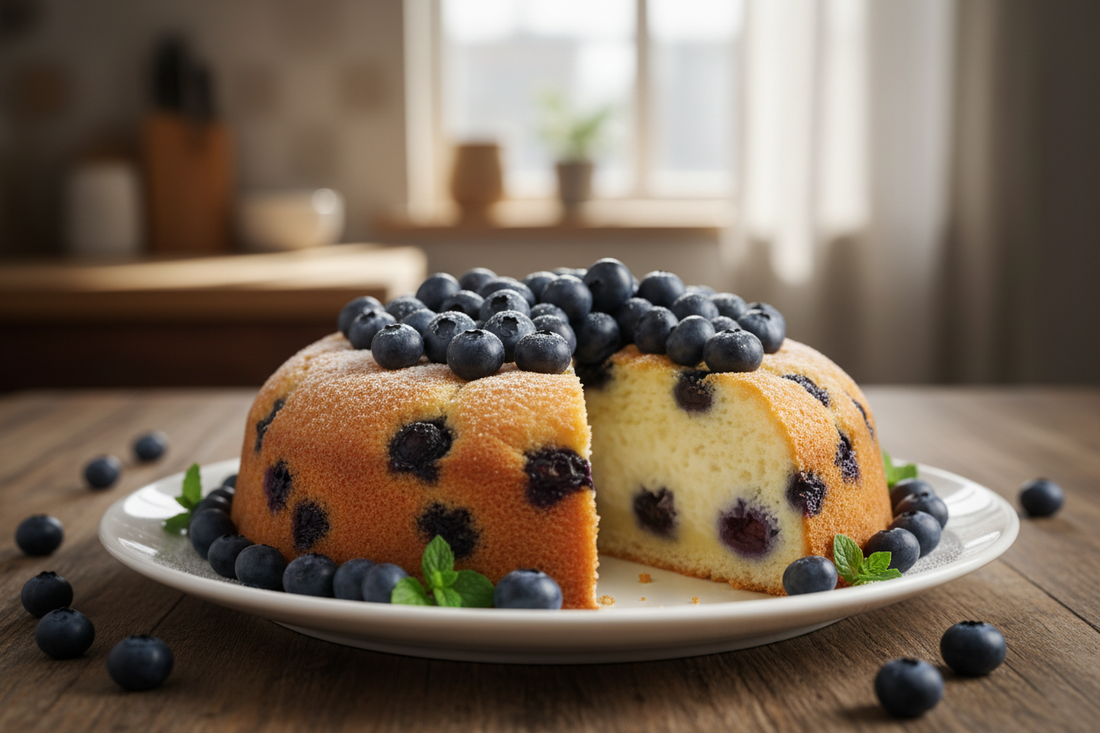 RECETTE - Moelleux aux myrtilles et à la crème de riz