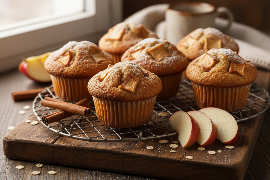 RECETTE - Muffins aux pommes sans lactose et sans gluten