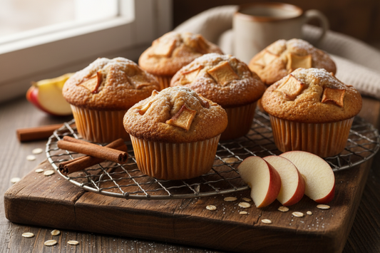 RECETTE - Muffins aux pommes sans lactose et sans gluten
