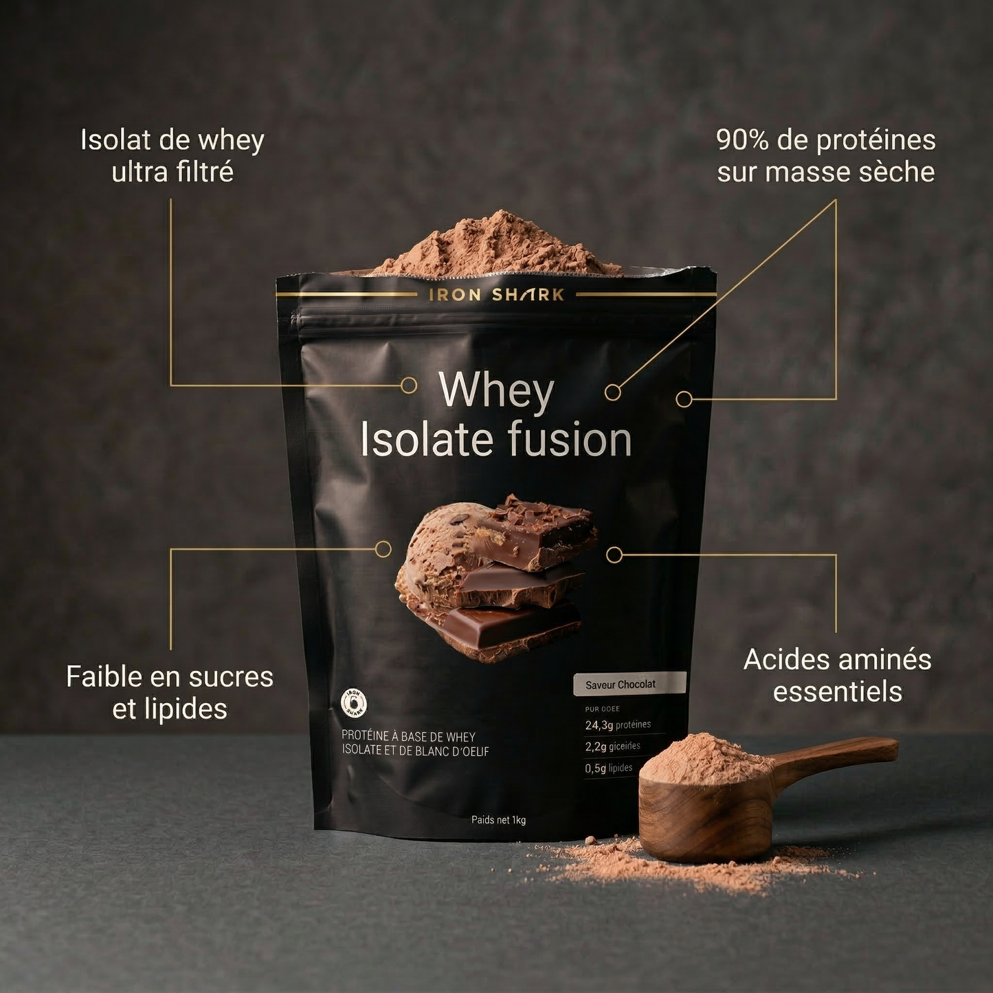 WHEY ISOLATE FUSION – 85% Premium